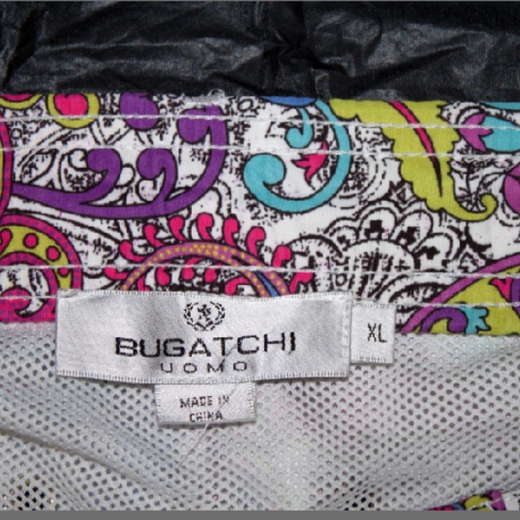 Bugatchi Uomo Paisley Swim Trunks - Picture 5 of 6